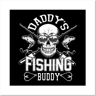 daddy's fishing buddy Posters and Art